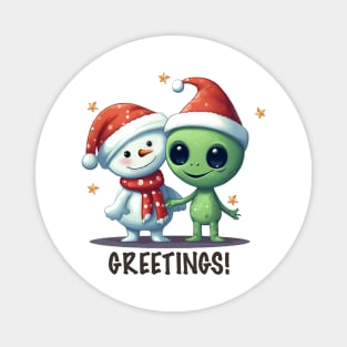 Christmas Greetings Magnet